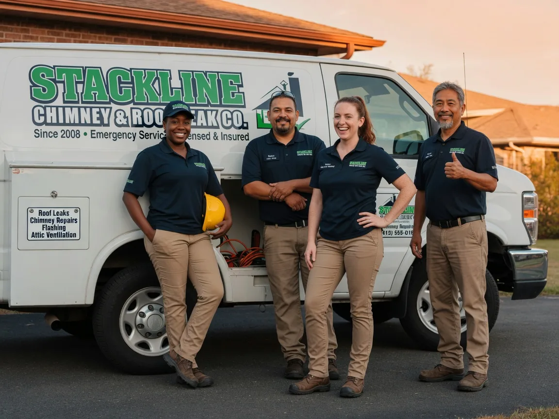 Chimney flashing repair company in Omer, MI